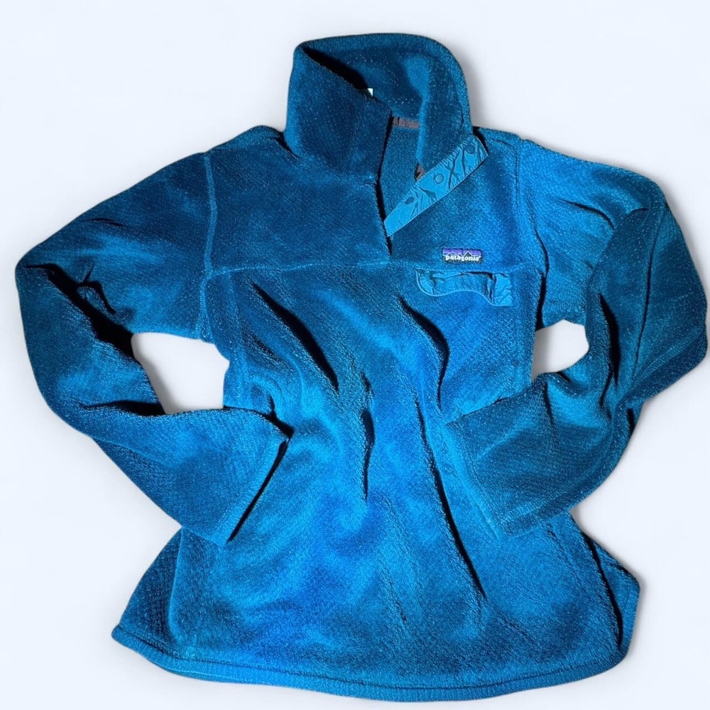 Patagonia Teal Fleece Pullover